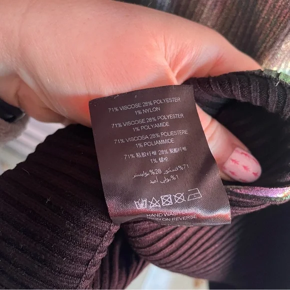 CHRISTOPHER KANE Multicolor Foil Cardigan - Picture 8 of 8